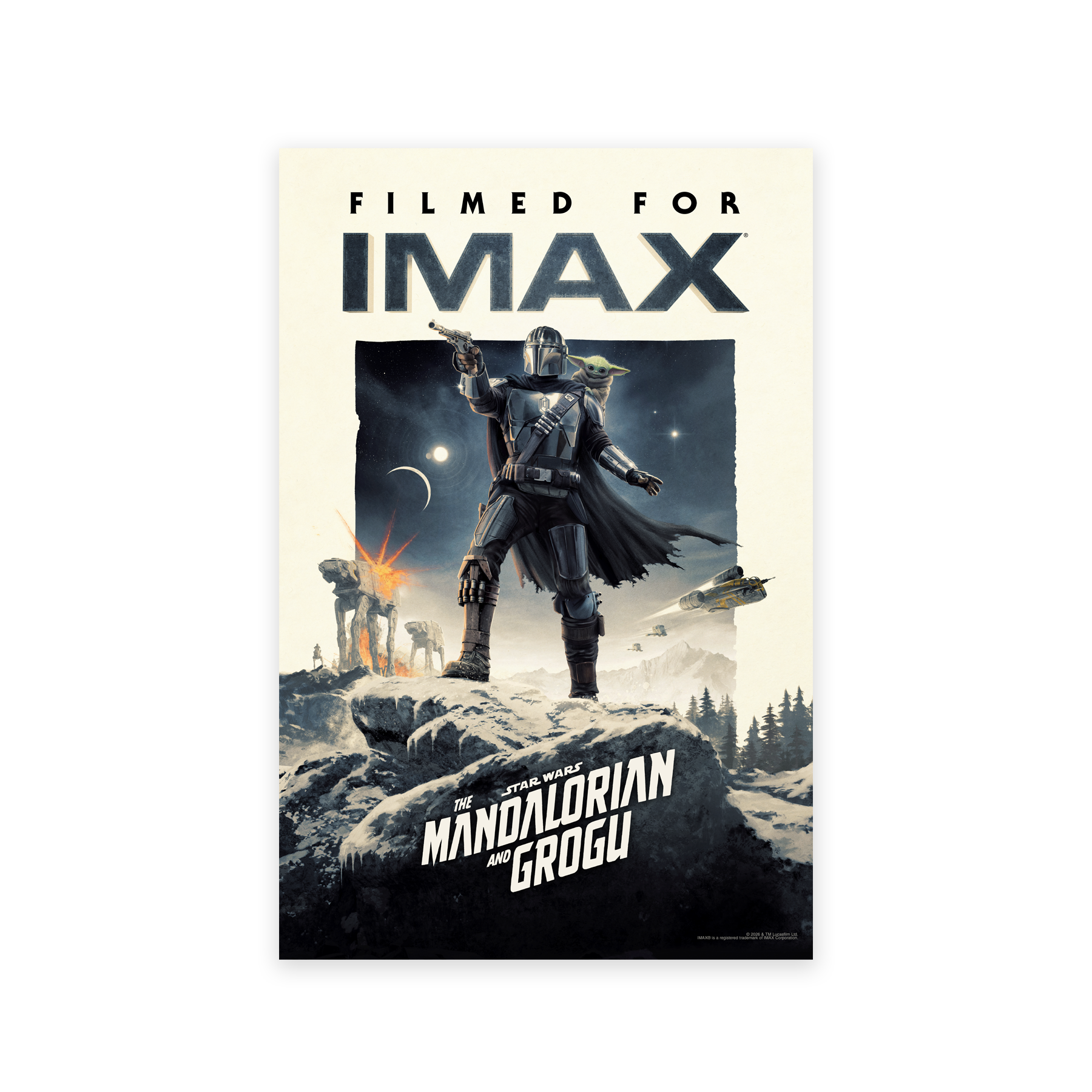 IMAX x STAR WARS: THE MANDALORIAN AND GROGU Art Print