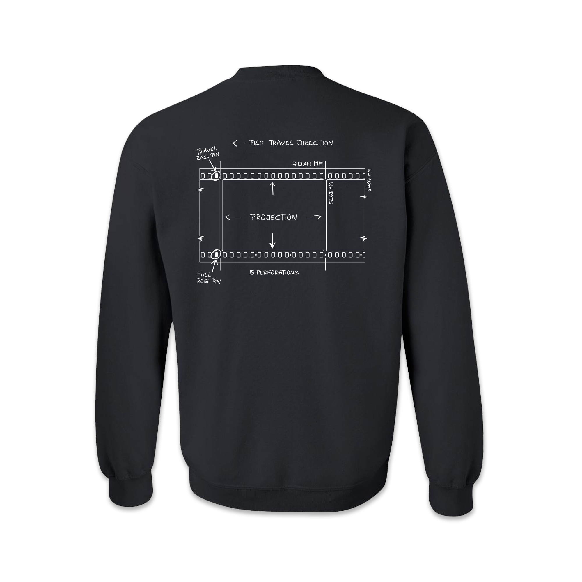 IMAX Filmstrip Crewneck - Black
