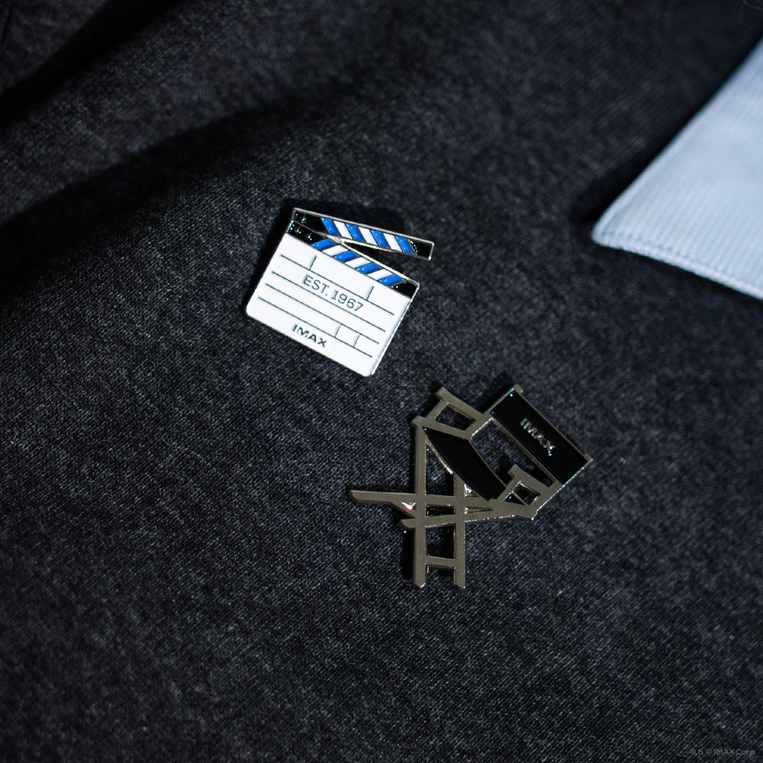 Clapper Board Enamel Pin - Image 2